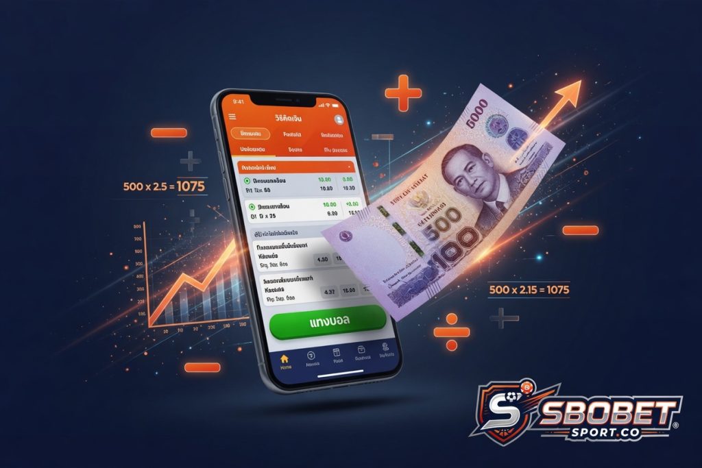 เทคนิคปั้นเงินแทงบอล 500 บาท