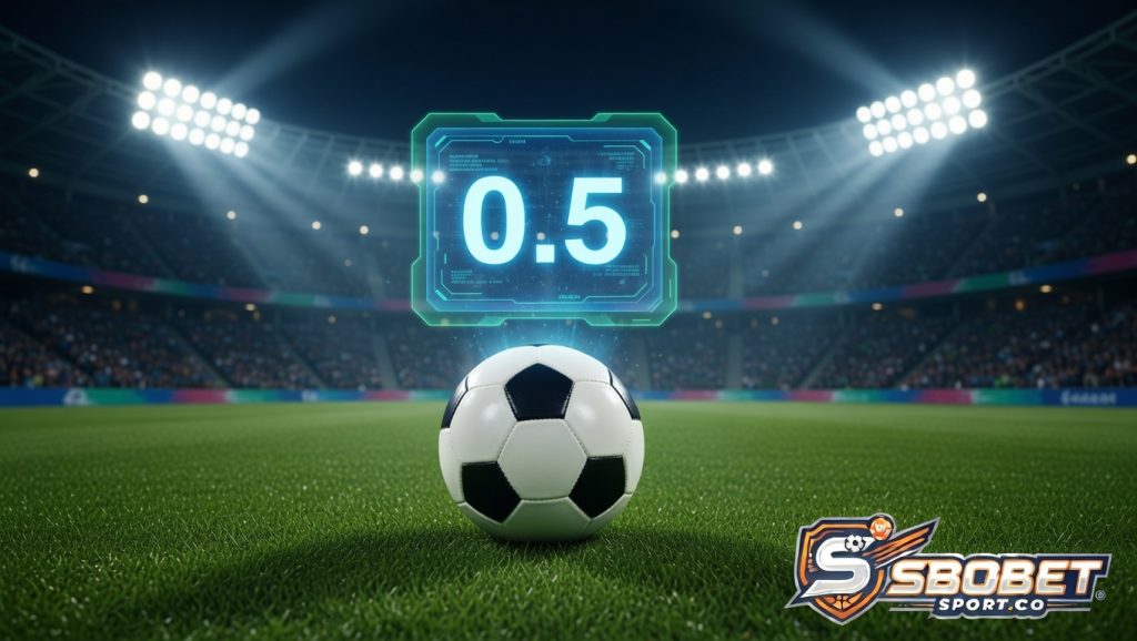 แทงบอล 0.5 คืออะไร อธิบายราคาบอลครึ่งลูก วิธีดูราคาบอล SBOBETSPORT เว็บตรงไม่ผ่านเอเย่นต์